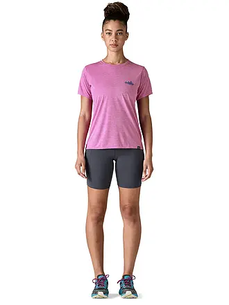 PATAGONIA | T-shirt de sport Femme Capilene Cool Daily Graphic | rosa